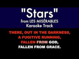 "Stars" from Les Misérables - Karaoke Track with Lyrics on Screen