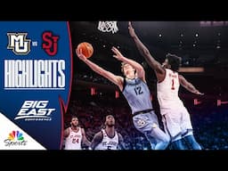 Marquette vs. St. John's | COLLEGE BASKETBALL HIGHLIGHTS | 2/4/25 | NBC Sports