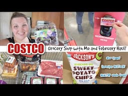 FEBRUARY COSTCO HAUL! Beginning of the Month HEALTHY GROCERY RESTOCK | Weight Loss Grocery Haul