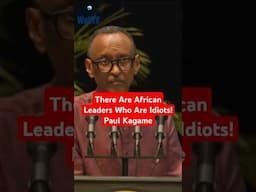 There Are African Leaders Who Are Idiots | Paul Kagame