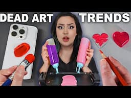 I Tried DEAD Viral Art Challenges *these were insane*