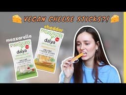 VEGAN CHEESE STICKS!? || Daiya Cheese Sticks Taste Test