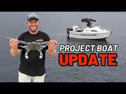 SWAN RIVER CRABBING CATCH & COOK  ||  Replacing ROTTEN floor in the old project boat