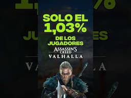 SOLO el 1,03% de los jugadores de Assassin's Creed han desbloqueado este objetivo ULTRA RARO.