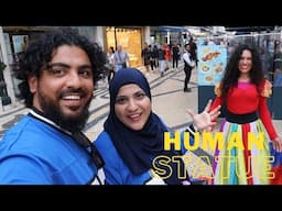 HUMAN STATUE || SWAGAT RESTAURANT LISBON 🇵🇹 FOOD REVIEW  || PRACA DO ROSSIO