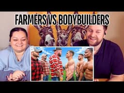 FARMERS VS BODYBUILDERS (Who Is Stronger?) | REACTION