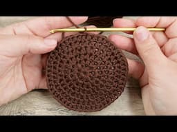 📖 The Perfect Circle Using Half-Double Crochet Stitches (HDC). SUBTITLES