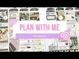 Plan With Me ☆ Resolutions (Scribble Prints Co)