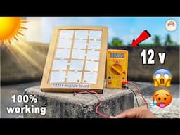 How to make solar panel at home ☀️ || Homemade solar panel