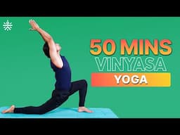 50 Mins Vinyasa Yoga | Vinyasa  Yoga for Beginners | Yoga At Home | Yoga Routine| @cult.official