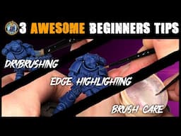 3 Essential Beginners Techniques & Tips to paint your Warhammer | Duncan Rhodes