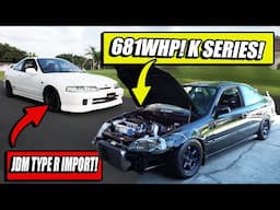 Nicks Honda Collection - 681WHP Boosted Civic EM1, JDM Integra Type R &  & A New Car Reveal!