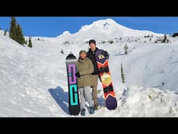 Thanksgiving Snowboarding at Timberline Lodge with Julia & Family