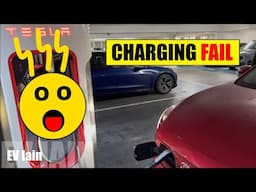 Charging Fail - MG ZS EV Tesla Supercharging