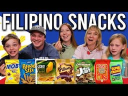 My American Family Tries Filipino Snacks for the First Time! 🇵🇭