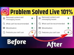 Instagram Features You Can't Use Problem | How To Fix Instagram Features You Can't Use Problem