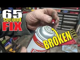 FIX Broken Off Valve on Spray Cans