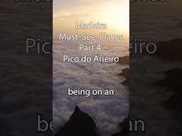 Madeira Must See Places Part 4: Pico do Arieiro #madeira #sunrise #visitmadeira #visitportugal