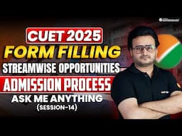 LIVE Q&A: Stream-wise Opportunities After CUET 2025 🎓 | Ask Me Anything