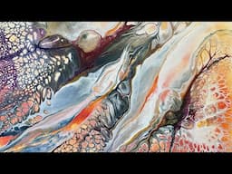 Fluid Art Translucent Pearls "Out of the Fire" | California Fire Foundation Auction