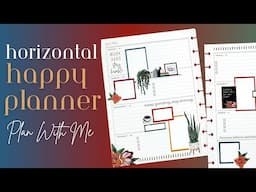 Happy Planner Plan With Me | Classic Horizontal Weekly Spread | Functional & Creative Planning Tips