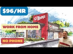 WENDYS WILL PAY YOU $3,846/WEEK | WORK FROM HOME | REMOTE WORK FROM HOME JOBS | ONLINE JOBS