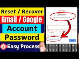 How to Reset or Recover Gmail Account Password if Forgotten in 2025