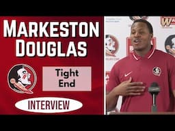 Markeston Douglas on returning to FSU Football, slimmed-down frame, lessons from Arizona State #FSU