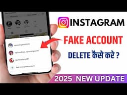 Instagram fake account delete | Instagram fake id kaise delete kare | Instagram id delete kaise kare