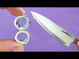 KNIFE Like Razor Sharp! Sharpen Any Knife in 1 Minute