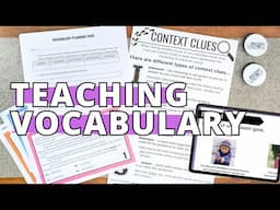 Teaching Vocabulary