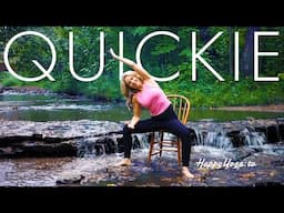 Chair Yoga Quickie | Morning Feel Good Stretch to Start Your Day