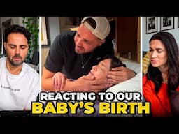 Reacting to Our Baby’s Birth Video for the First Time (Emotional)