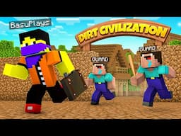 I Escaped Dirt Civilization In Minecraft (HINDI)