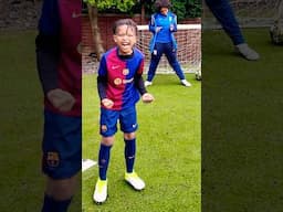 ⭐ NUTMEG GOAL CHALLENGE ⚽️#football #shorts