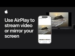 How to use AirPlay to stream video or mirror the screen of your iPhone or iPad | Apple Support