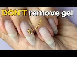 Keep Nails Healthy UNDER extensions | St. Valentine's Day Manicure ft. Modelones