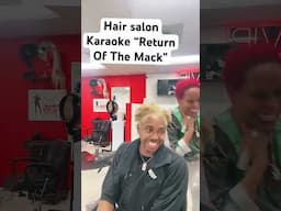 When Your Salon turns into a Karaoke Comedy Show ##karaokeroom ##hairstylisthumor