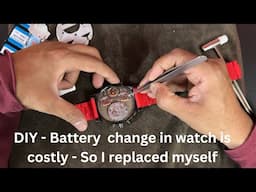 DIY - How to change Battery in Diesel Watch?