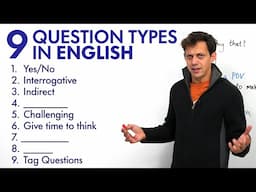 Master 9 Types of English Questions | Grammar Lesson