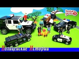 Полицейские машинки 🚓 и их приключения! 🔴 Увлекательные истории для детей в прямом эфире