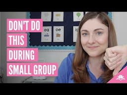 1 Big Mistake To Avoid In Small Group Reading Instruction