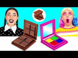 Real Food vs Chocolate Food Challenge | Funny Food Recipes by BaRaDa Challenge