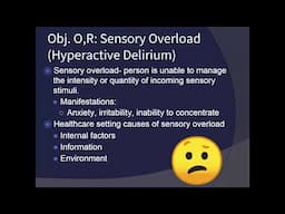 Nursing Fundamentals Unit 12 Sensory Impairments F18