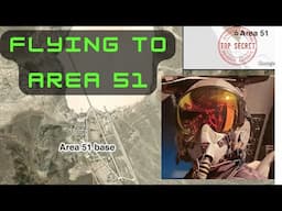 Flying a Private Jet Near Area 51