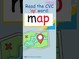 Day 14#CVC-ap-words-Consonant & Vowel consonant blends shorts #Made Easy Learn 30 sec for kids