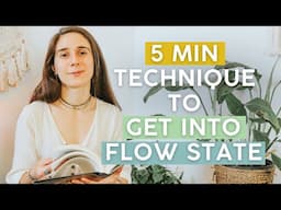 5 Min Technique to Get Into Your Writing Flow-State