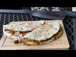 Grilled chicken quesadillas