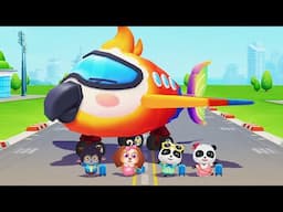 Fly with Baby Panda: The Parrot Airplane Adventure Begins! ✈️🦜 | BabyBus Gameplay