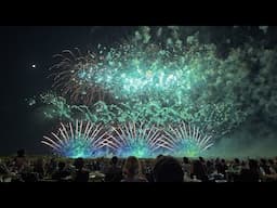 Tonegawa Hanabi 2024 - Display by Beniya Aoki Enka- 利根川大花火大会 2024